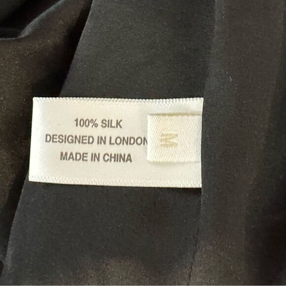 Asceno Green Silk Double Breasted Oversized Blazer | Size M - Picture 12 of 12